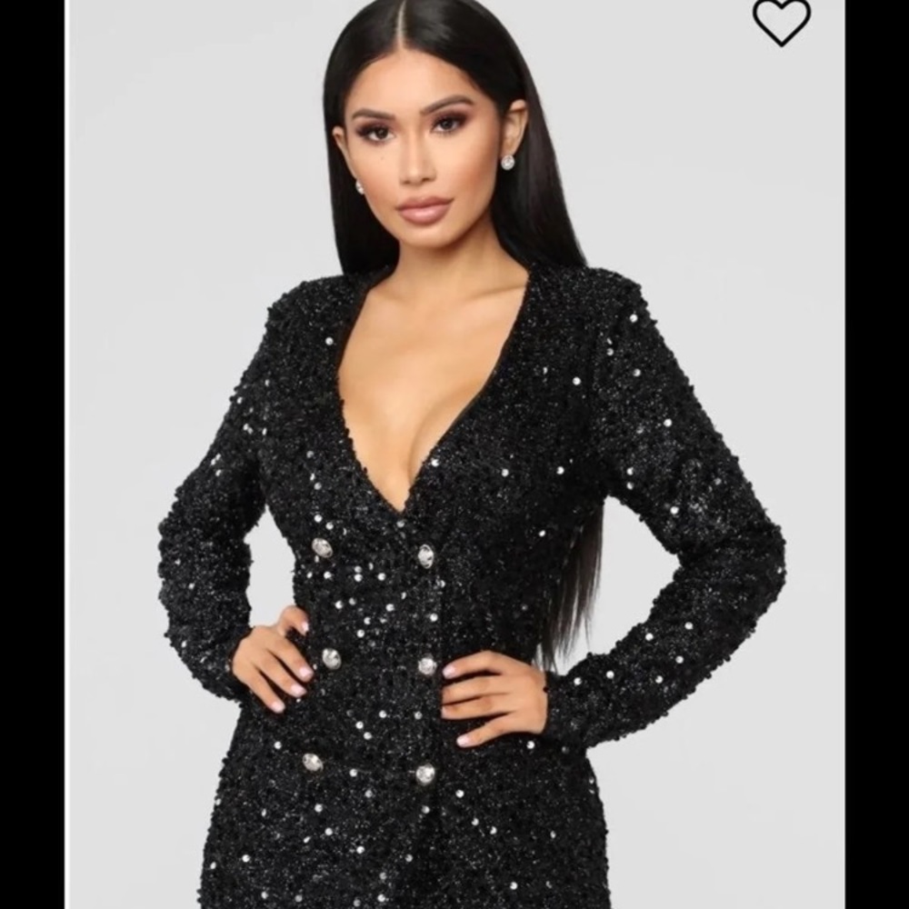 Black sparkly dress